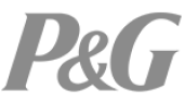 Logo da P&G cliente atendido pela Rayflex