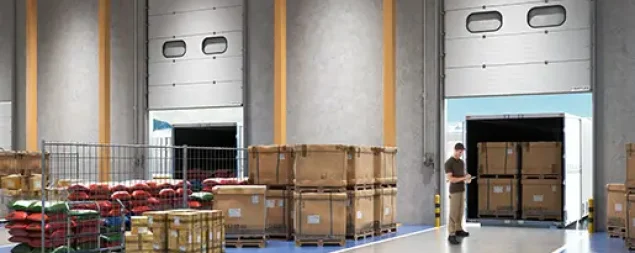 Foto do Segmento de Logística e Distribuição atendidos pela Rayflex